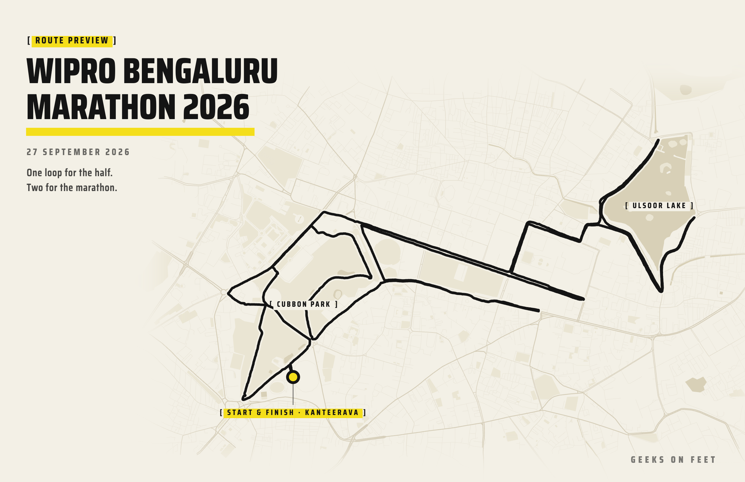 Wipro Bengaluru Marathon 2026 Route Preview